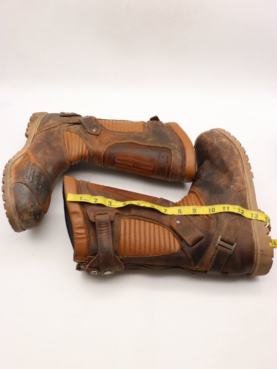 Icon Prep 1000 Motorcycle Boots Men’s Size 12 Brown leather Tall Boot main image 5